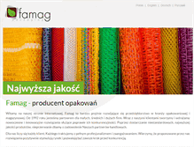 Tablet Screenshot of famag.pl